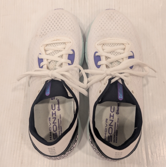 UNDER ARMOUR Hovr Sonic Women's White and Purple Athletic Shoes Size 6.5 - Picture 7 of 11